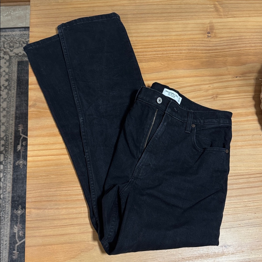 Abercrombie & Fitch Dark Gray Ultra High Rise Jeans